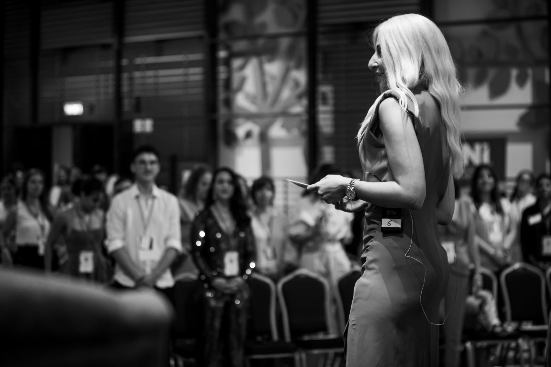 Christina Aristidou speaking to an audience